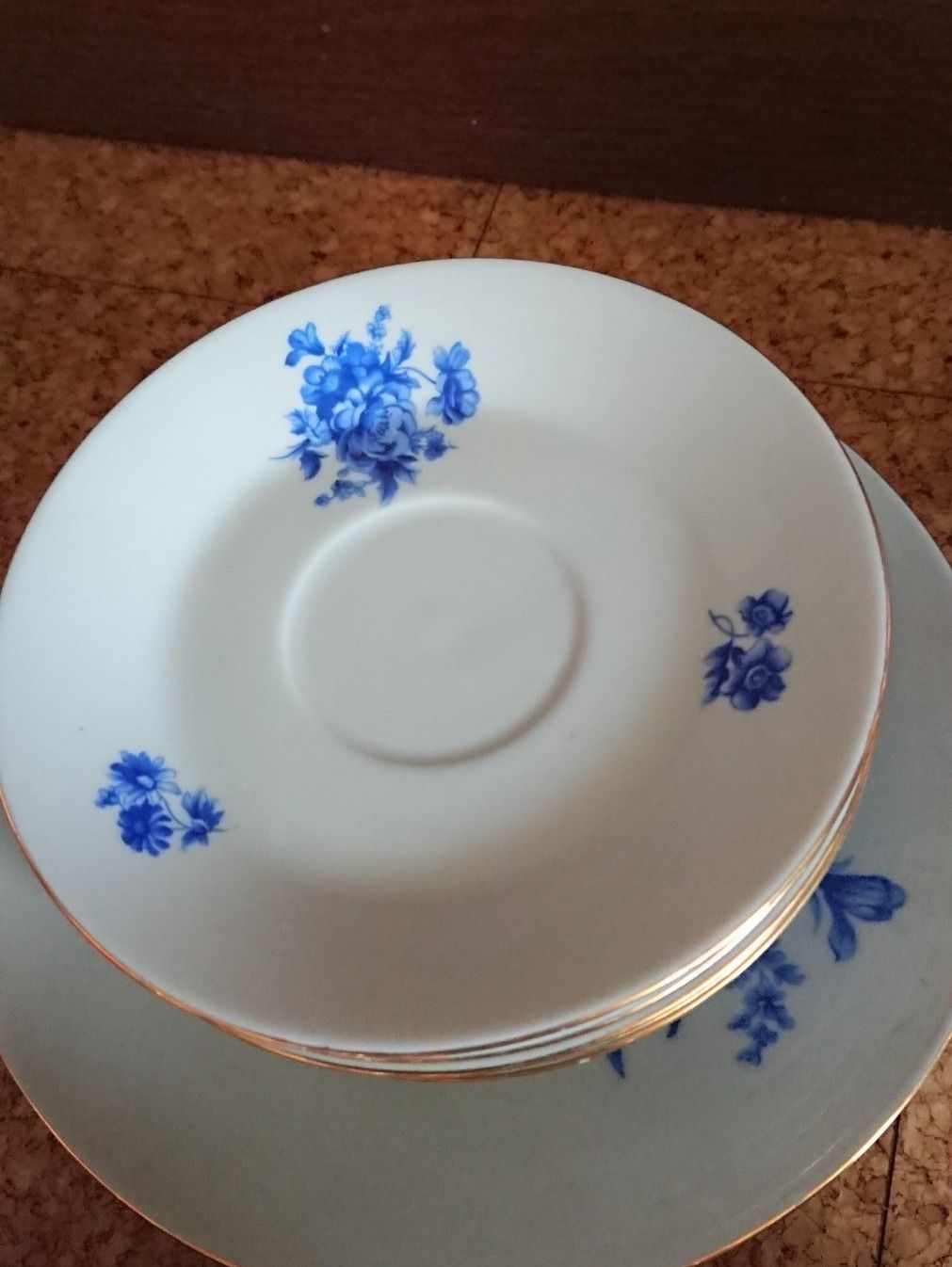 Set di piatti: KAFFEE SET WEISS BLAU – Usato da Biel/Bienne venduto da dasi3 4