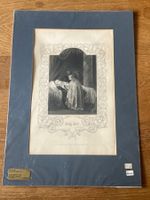 Stahlstich - "King Lear", Shakespeare, Act 4 Scene 7
