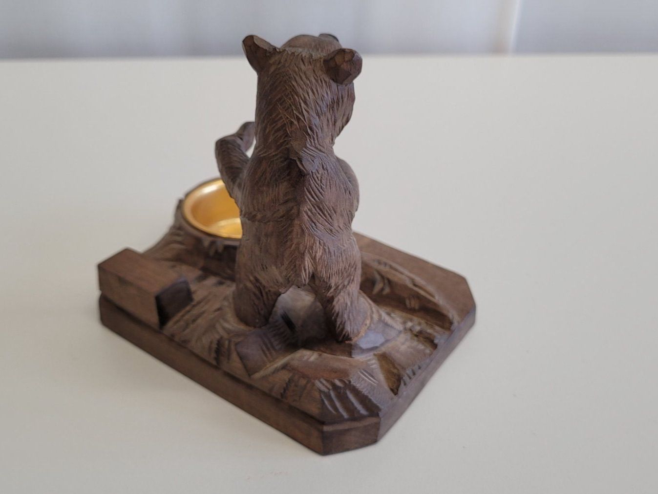 Figurines: Bär, geschnitzt, mit Messingschale – Neuf (Voir description) à Brienz BE par P.Edelweiss 3