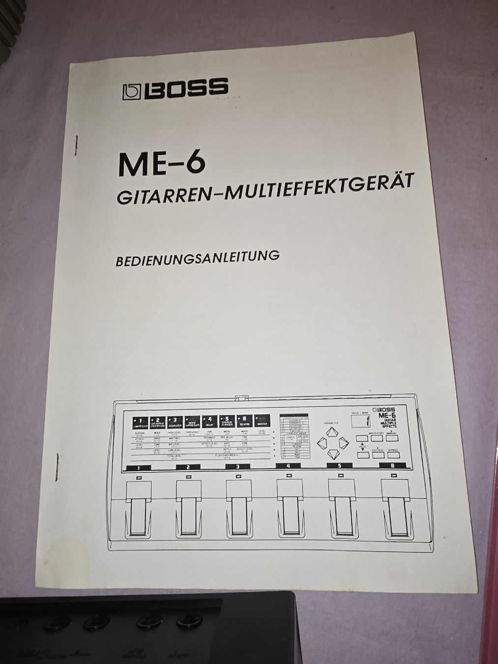 Boss Strumenti musicali: BOSS ME-6 GUITAR MULTIPLE EFFECTS ... GEM. BILDER ... – Usato da Zürich venduto da Antiquedealer 5