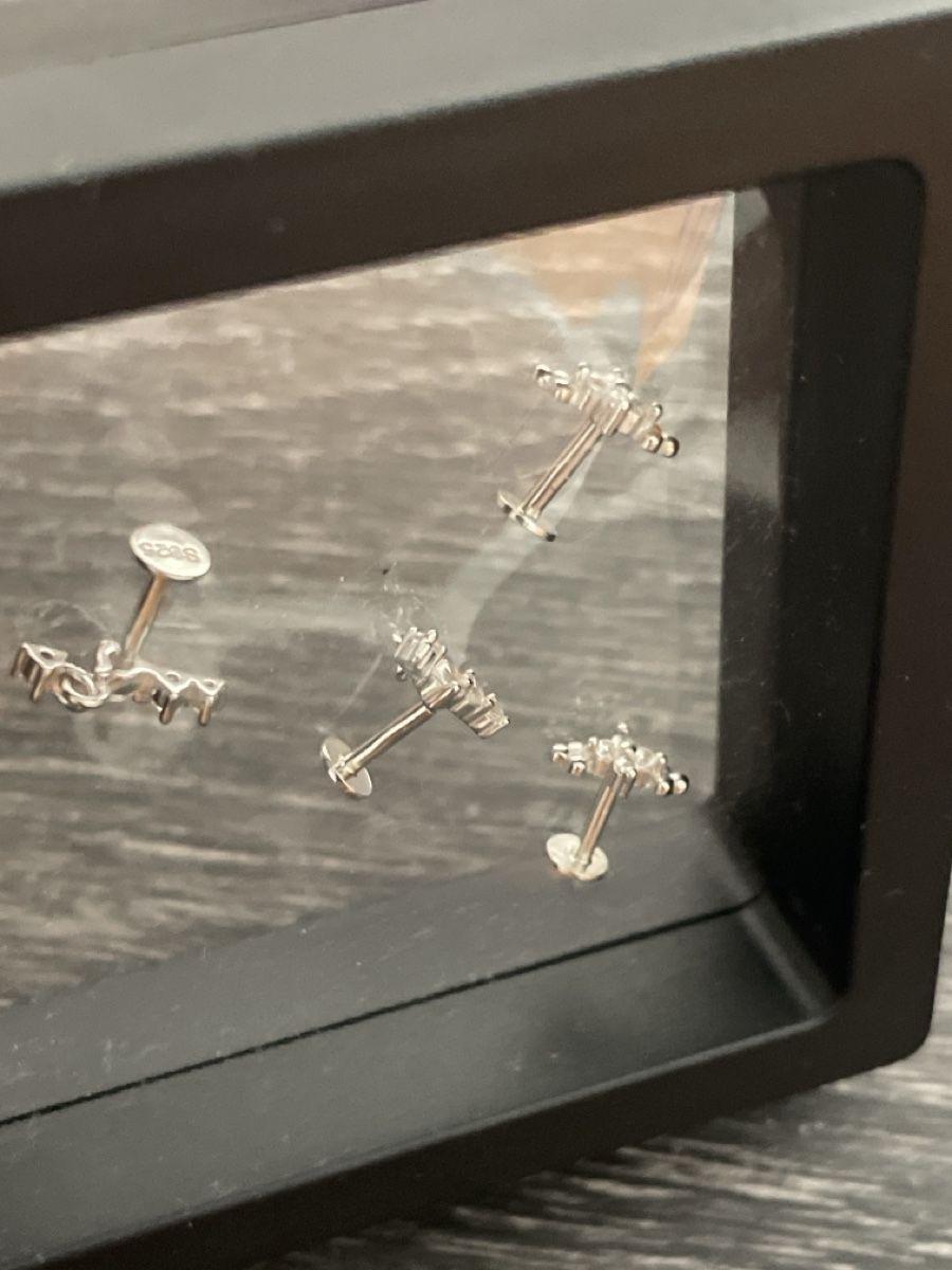 Bijoux piercing: 4 Piercing Stecker mit Steinen – Neuf avec emballage d'origine à Glattpark (Opfikon) par Rusalkaa 3