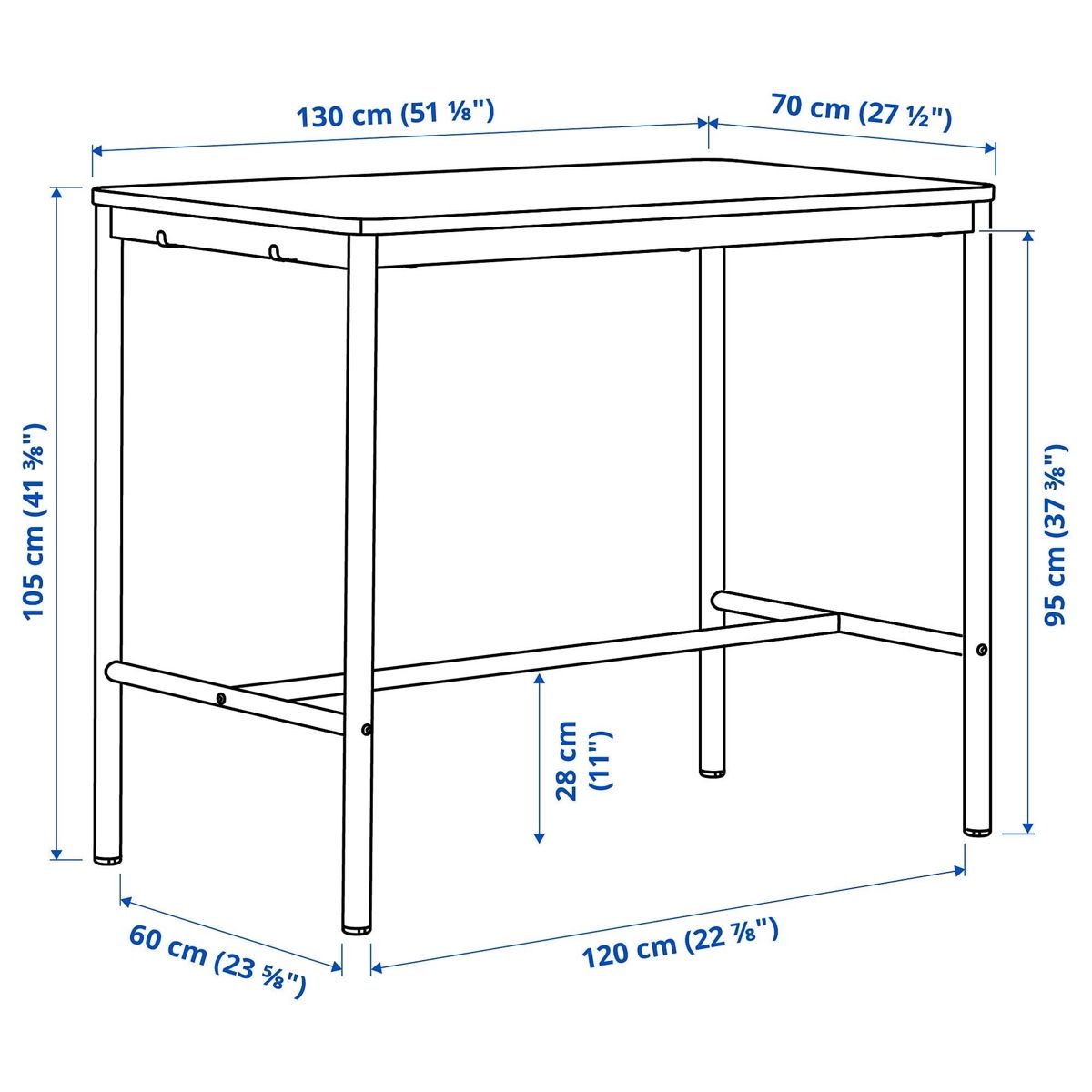 Ikea Tische: Table IKEA TOMMARYD – Gebraucht aus Morges von pie_f8yp 1