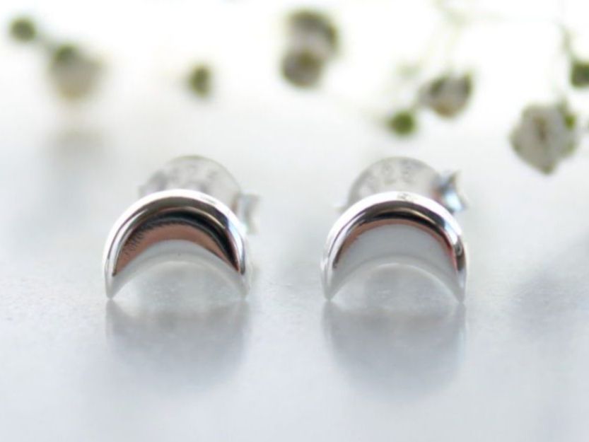 Orecchini pendenti & Orecchini a lobo: Ohrringe Mond 925 Silber 14k – Nuovo e nell'imballaggio originale da Stallikon venduto da Bergli18
