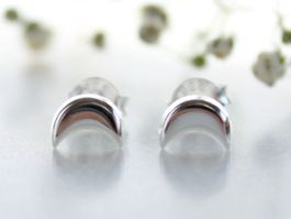 Ohrringe Mond 925 Silber 14k