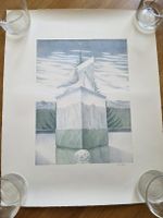Lithographie, Urs Ruf, Schweizer Künstler, 40x50 cm