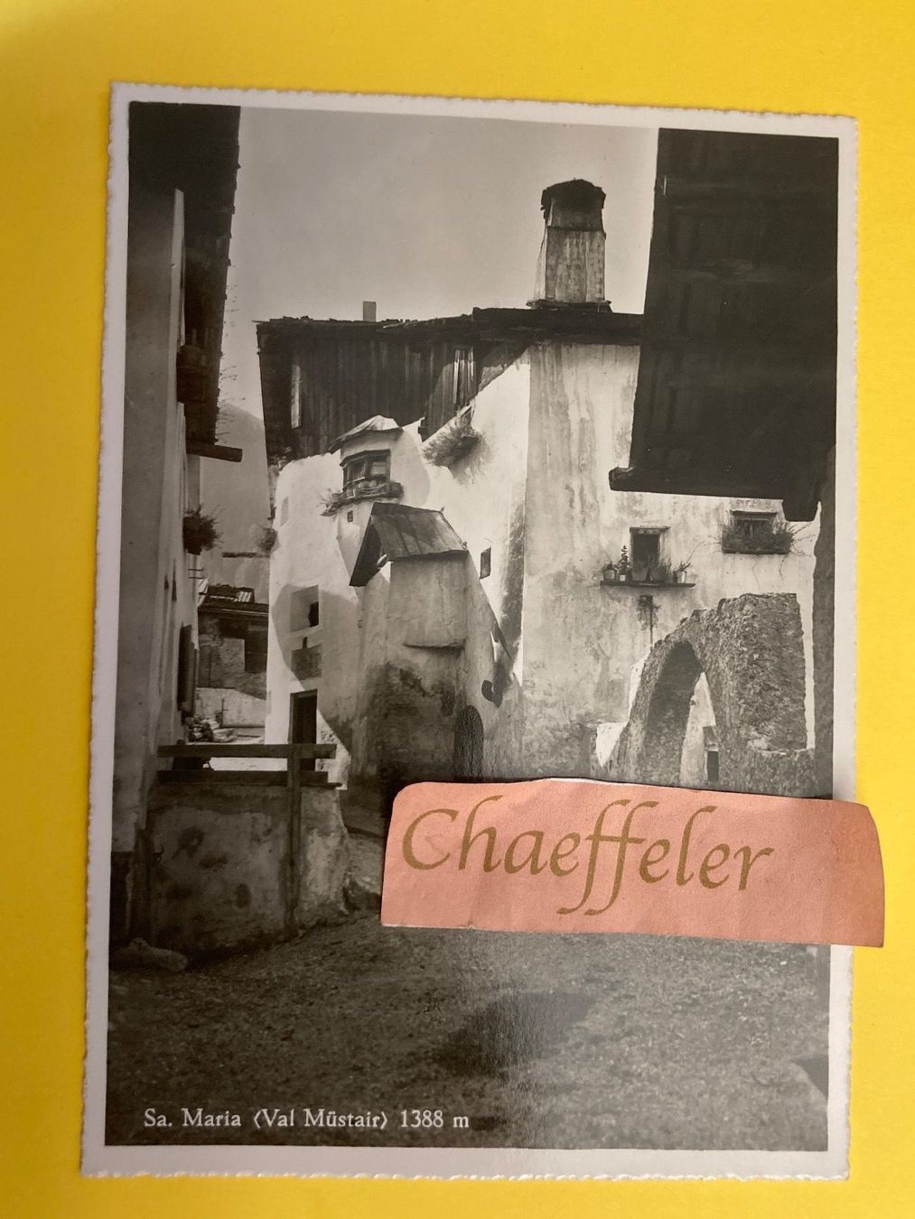 Ansichtskarten: Sta. Maria i/ Münstertal – Gebraucht aus Zürich von Chaeffeler