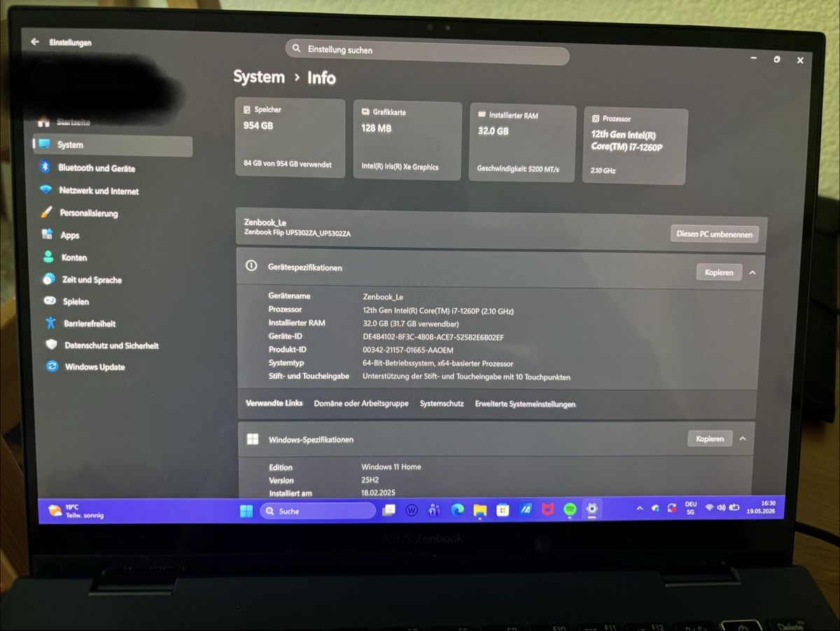 Asus Notebook: Asus Zenbook S 13 Flip OLED – Nuovo (secondo la descrizione) da Bern venduto da lek_flt9 2