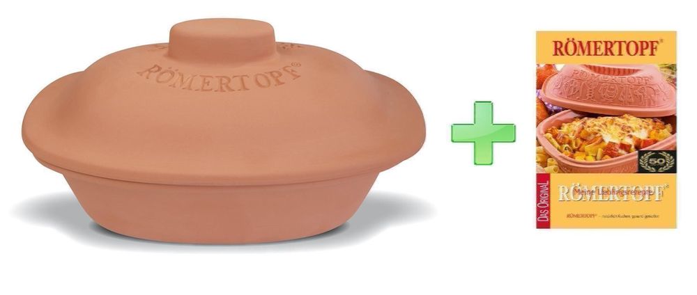 Römertopf Bräter KLASSIK für 2 Personen - 1,5