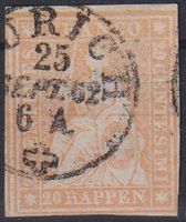 Schöner Strubel 25G, vollrandig V-O ZÜRICH