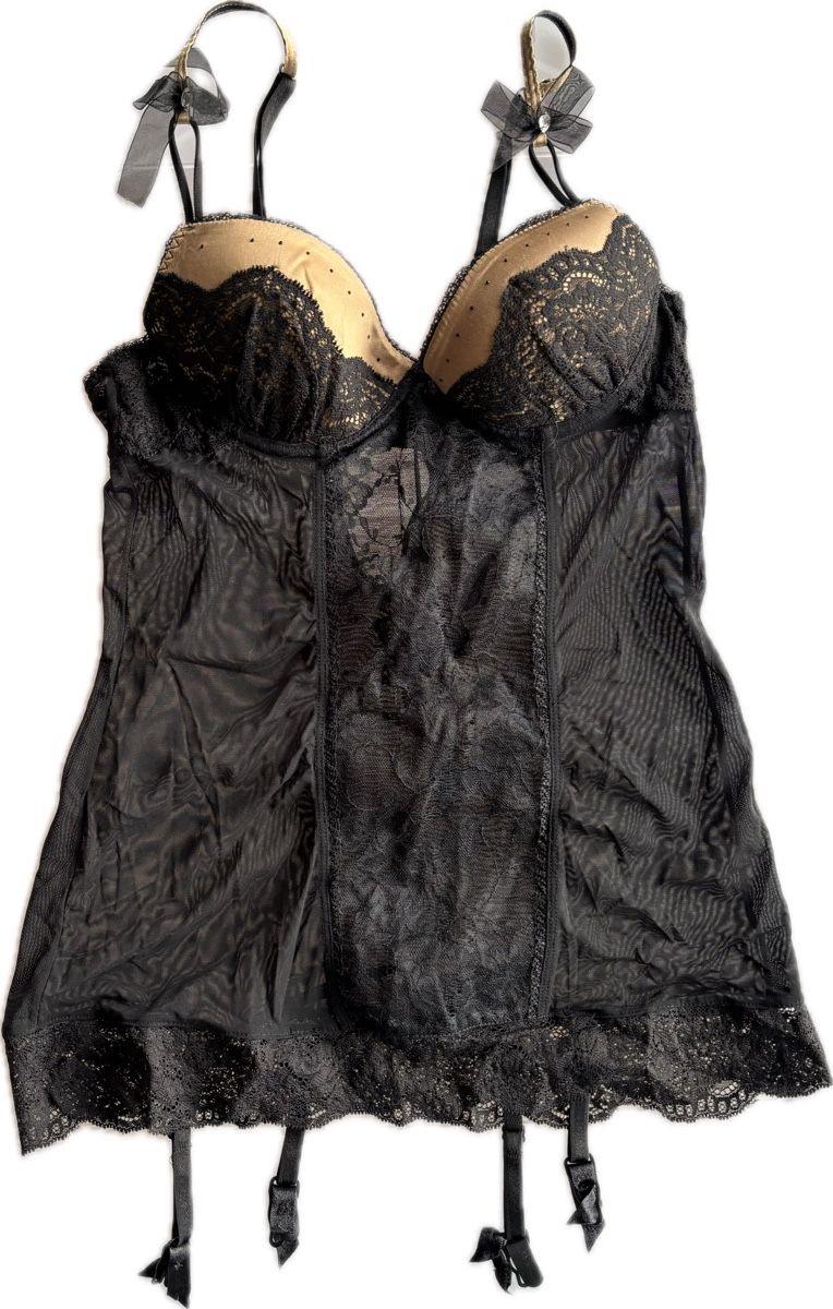 Avant Premiere Sonstige Unterwäsche: Nuisette noire dentelle AP 70B  – Gebraucht aus Dotzigen von SecondHandGems