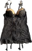 Nuisette noire dentelle AP 70B 