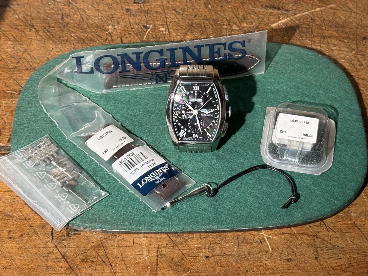 Longines Montres: Longines Evidenza Automatic Mondphase Chronograph Full Set  – D'occasion à schaffhausen par VintAntik_1980 5