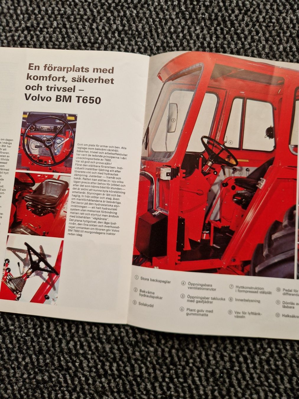 Documenti: Original Prospekt Traktor Volvo BM T650 – Usato da Dürnten venduto da Bachtel84 3
