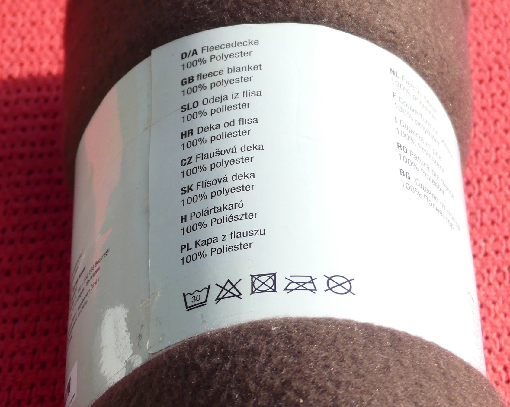 Coperte: Fleece Decken 2Stk. 130x170 cm – Nuovo e nell'imballaggio originale da Lyssach venduto da YYZ10 2