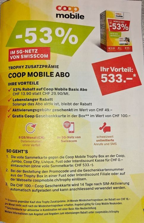 Coop Raccolte di bollini & punti: 4 volle Coopkarten berndorf Küchen Trophy – Nuovo (secondo la descrizione) da Buchen venduto da Jonny58 7