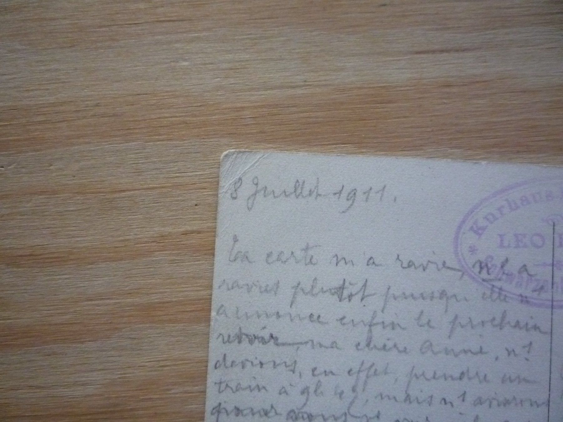 Ansichtskarten: Eigenthal, 9.VII.11 – Gebraucht aus Rieden SG von Brockehuesli 2