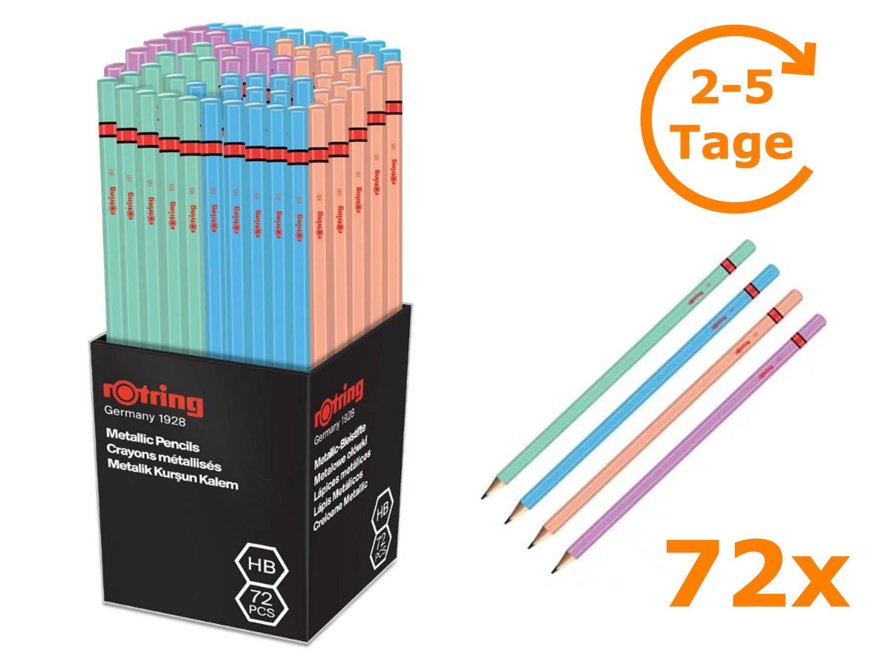 Matite, matite colorate & gessi: rotring Bleistift HB METALLIC 72 Stück – Nuovo e nell'imballaggio originale da St. Gallen venduto da cointec
