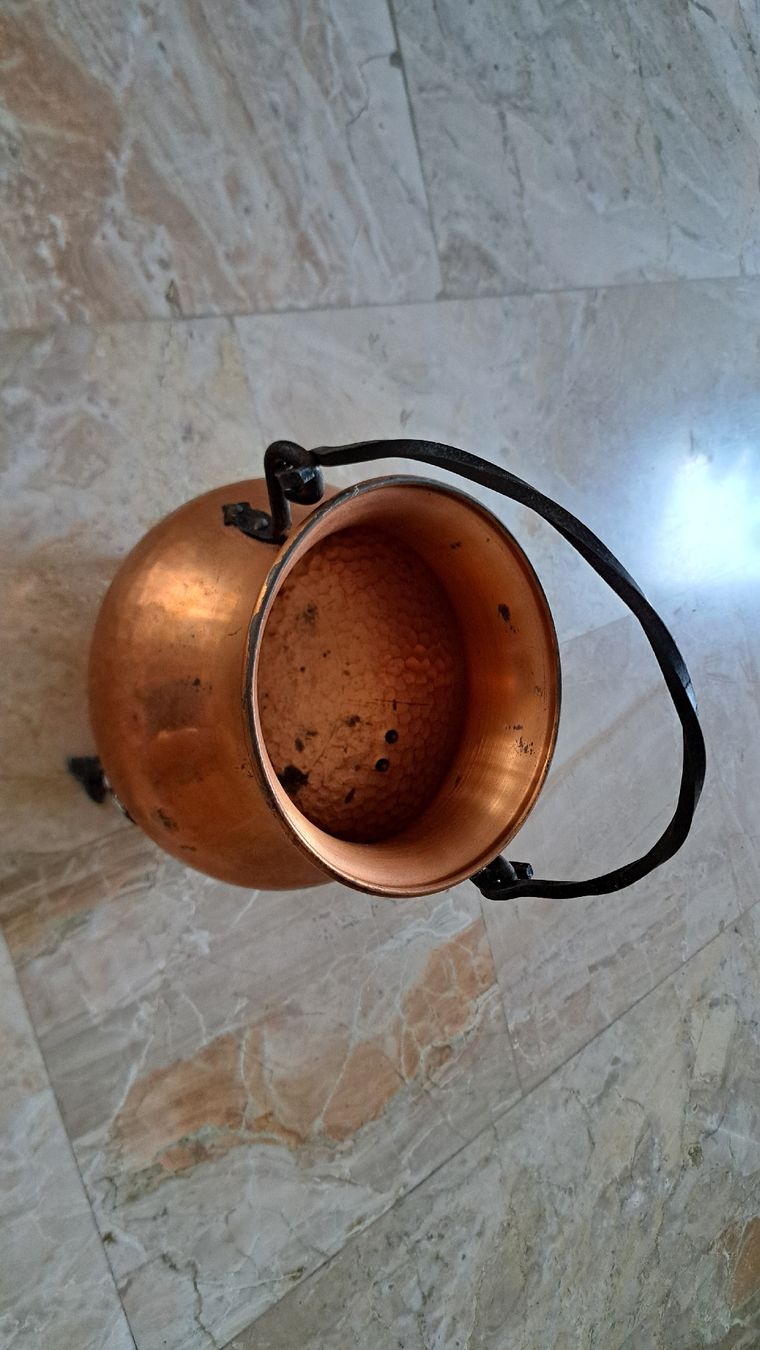 Töpfe: Kupferkessel mit Henkel ca.200mm d – Gebraucht aus Buochs von Shoppingfriend 1