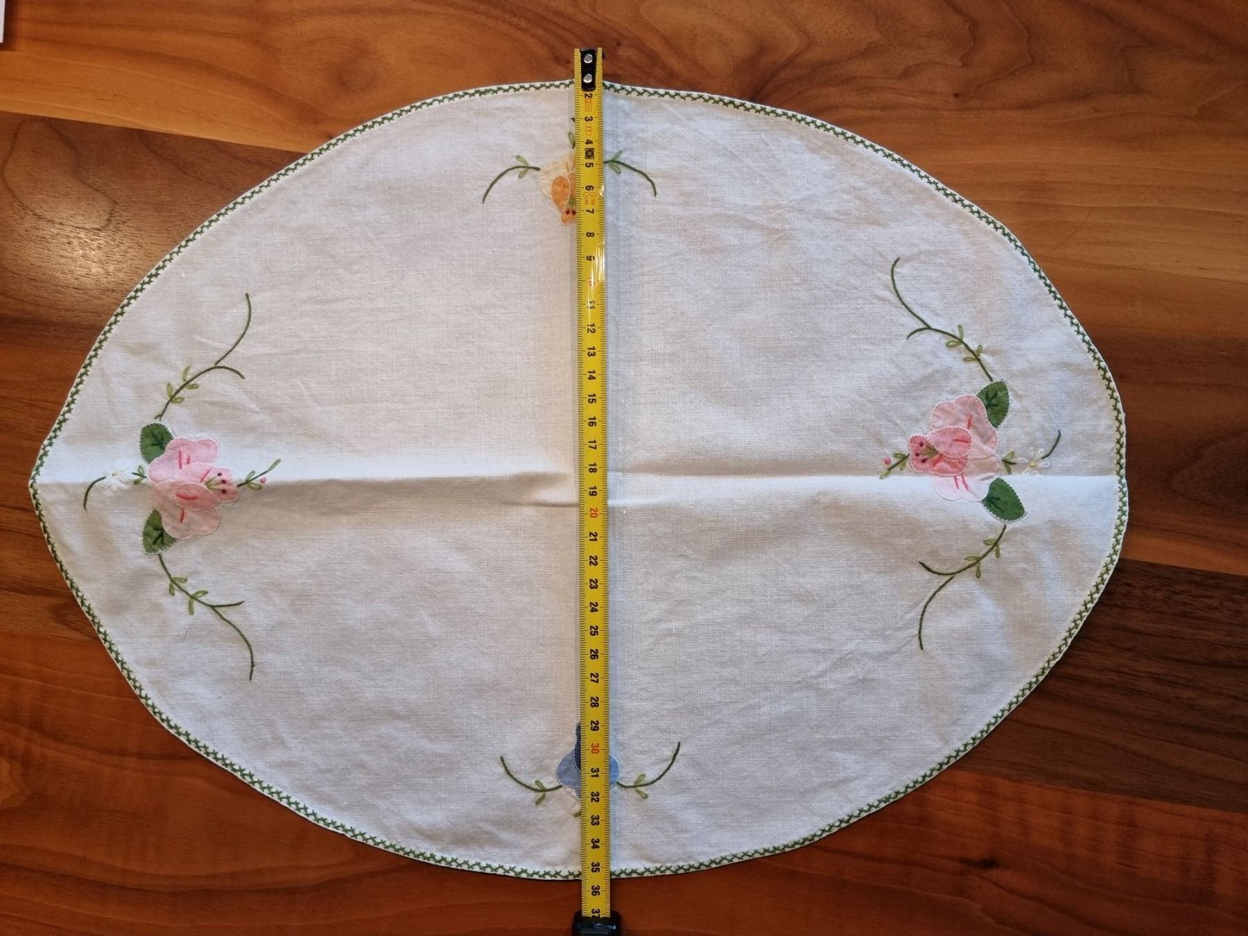 Sonstige Tischwäsche: ovale Tischdecke vintage nostalgisch – Gebraucht aus Oberlunkhofen von dreihaselnuesse 1