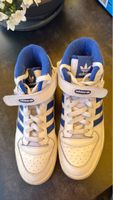 Baskets Adidas Forum Mid blanches/bleue taille 38 2/3