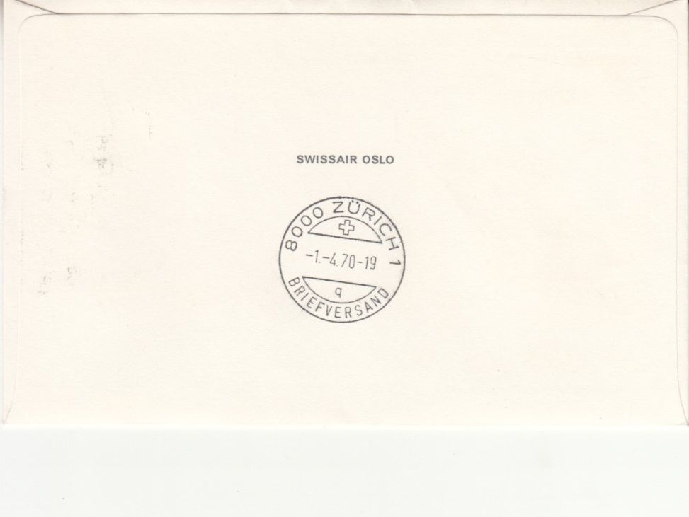 Alle Briefmarken: SLH RF 70.4b Oslo-Zürich – Gebraucht aus Bürglen TG von StampGraf 1