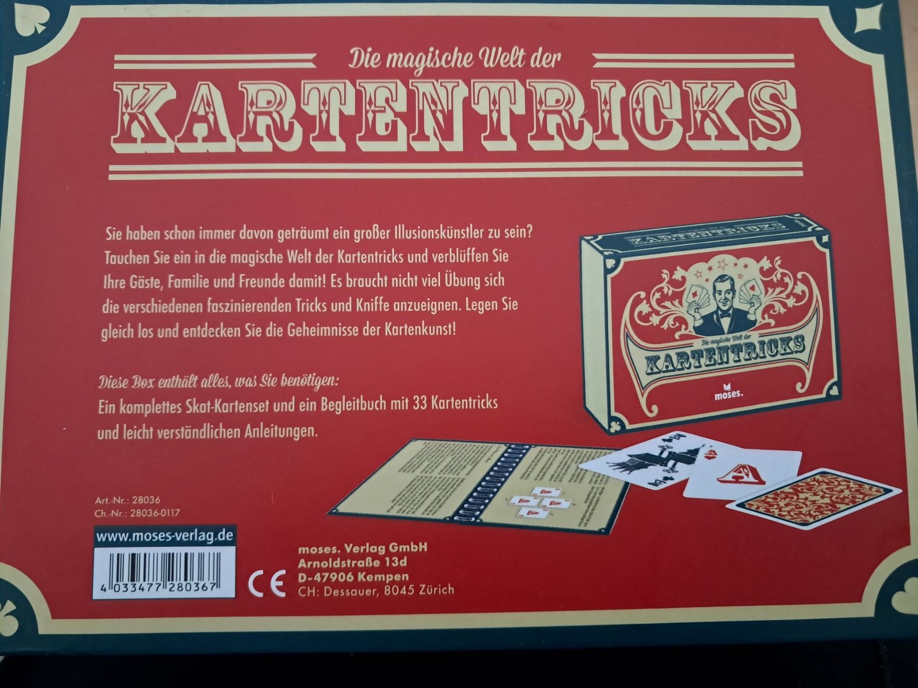 Spiele: Zaubertricks Kartenspiele Moses. Neuwertig! – Neu (gemäss Beschreibung) aus Turgi von Lenggin 5