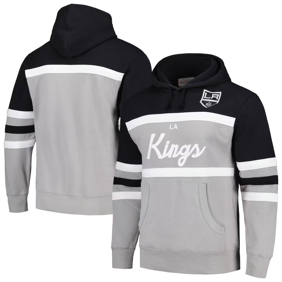 Pullover & Sweatshirts: Mitchell & Ness Los Angeles Kings Gray/Black Head Coach – Neu (gemäss Beschreibung) aus Birsfelden von Rockyourbuttoff