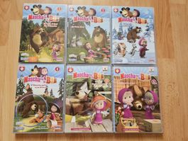 DVD Set Mascha und der Bär Folgen 1 bis 6 Schweizerdeutsch