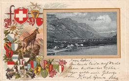 Walenstadt Prägekarte