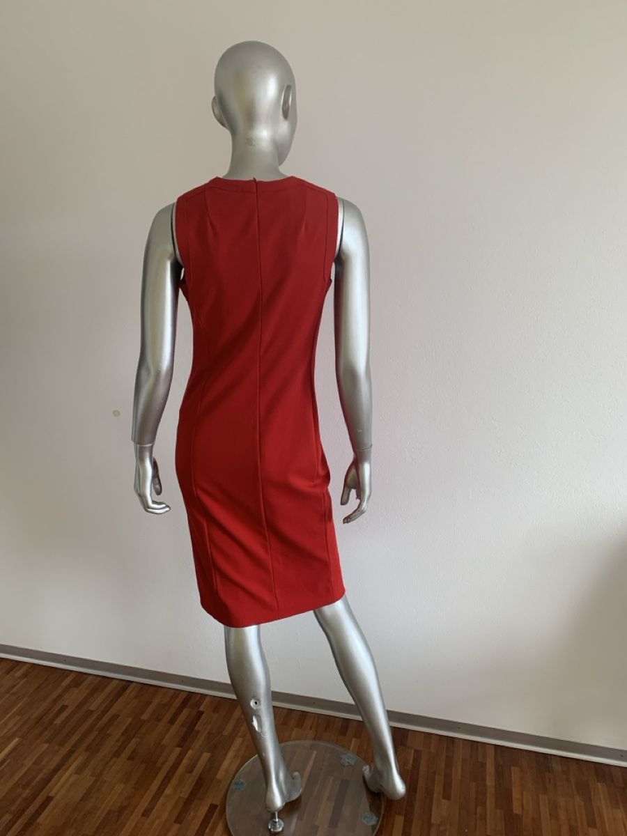 Akris Vestiti: AKRIS: Chices rotes Etui-Kleid mit Cutout, 38 – Nuovo (secondo la descrizione) da Luzern venduto da paulablue 3
