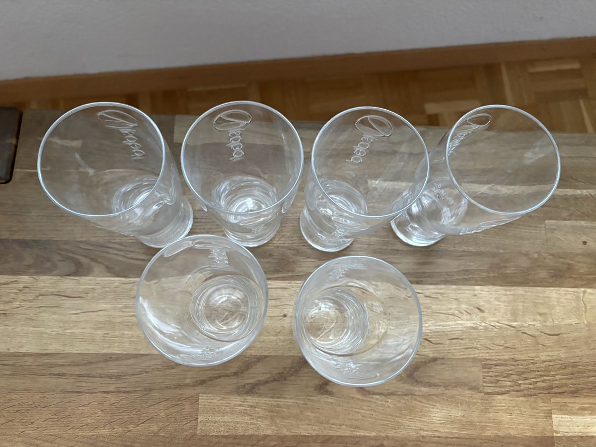 Pepsi Bicchieri: 6 verres PEPSI  – Usato da Biel/Bienne venduto da tatilene 2