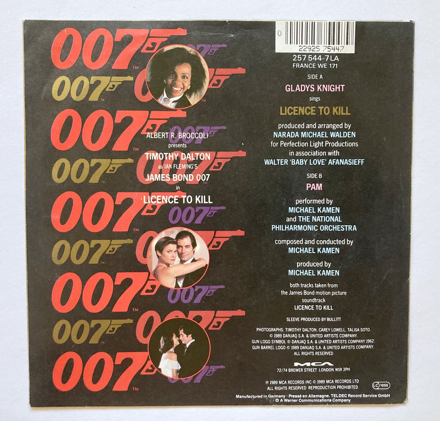 Dischi in vinile: GLADYS KNIGHT - LICENCE TO KILL – Usato da Bottens venduto da hotter-than-hell 1