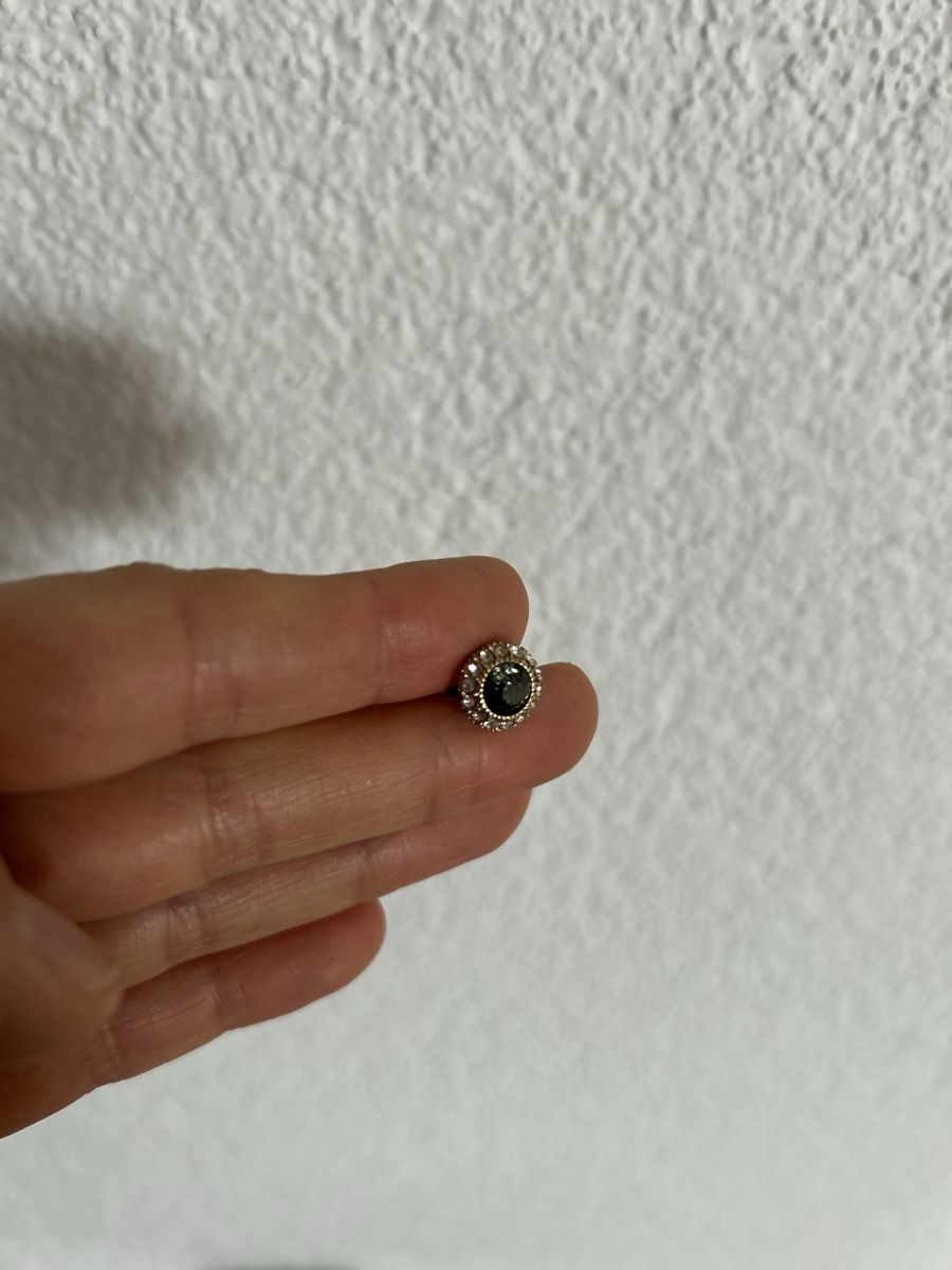 Orecchini pendenti & Orecchini a lobo: Runde Ohrstecker mit Zirkonia  – Usato da St. Gallen venduto da jojan 1