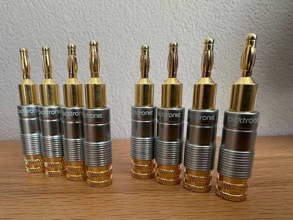 6 Paar 6,0 Mm Bananenstecker Vergoldet – Für RC-Batterie, ESC & Motor, Inkl. 6,35 Mm Halter