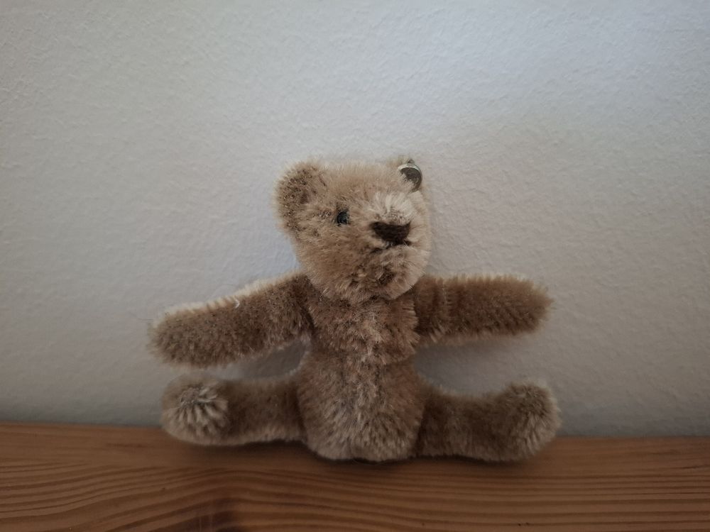 KLEINER TEDDYBÄR VON Steiff - 10 Cm - Alt - Selten - 50er Jahre - EUR