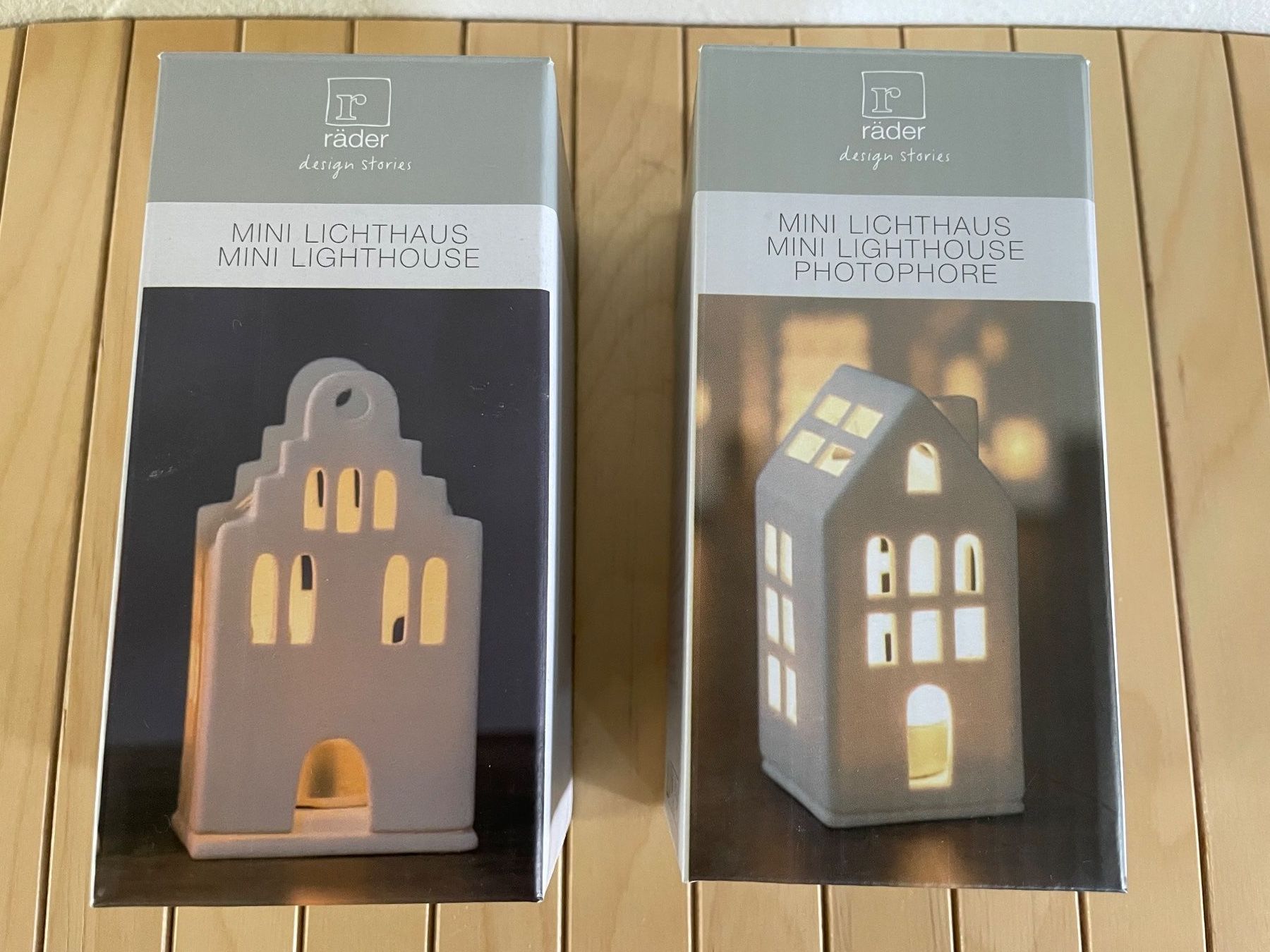 Tutte le decorazioni: 2 Lichthäuser, von räder, mit OVP – Usato da Cham venduto da 2eye 1