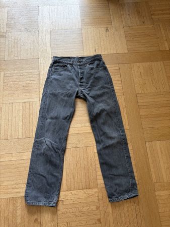 Vintage Levis 501 30/30 grau/ schwarz