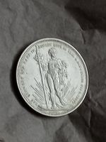 5 Fr. 1879 Schützentaler Basel Silber
