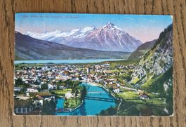 Unterseen bei Interlaken mit Niesen, 1922