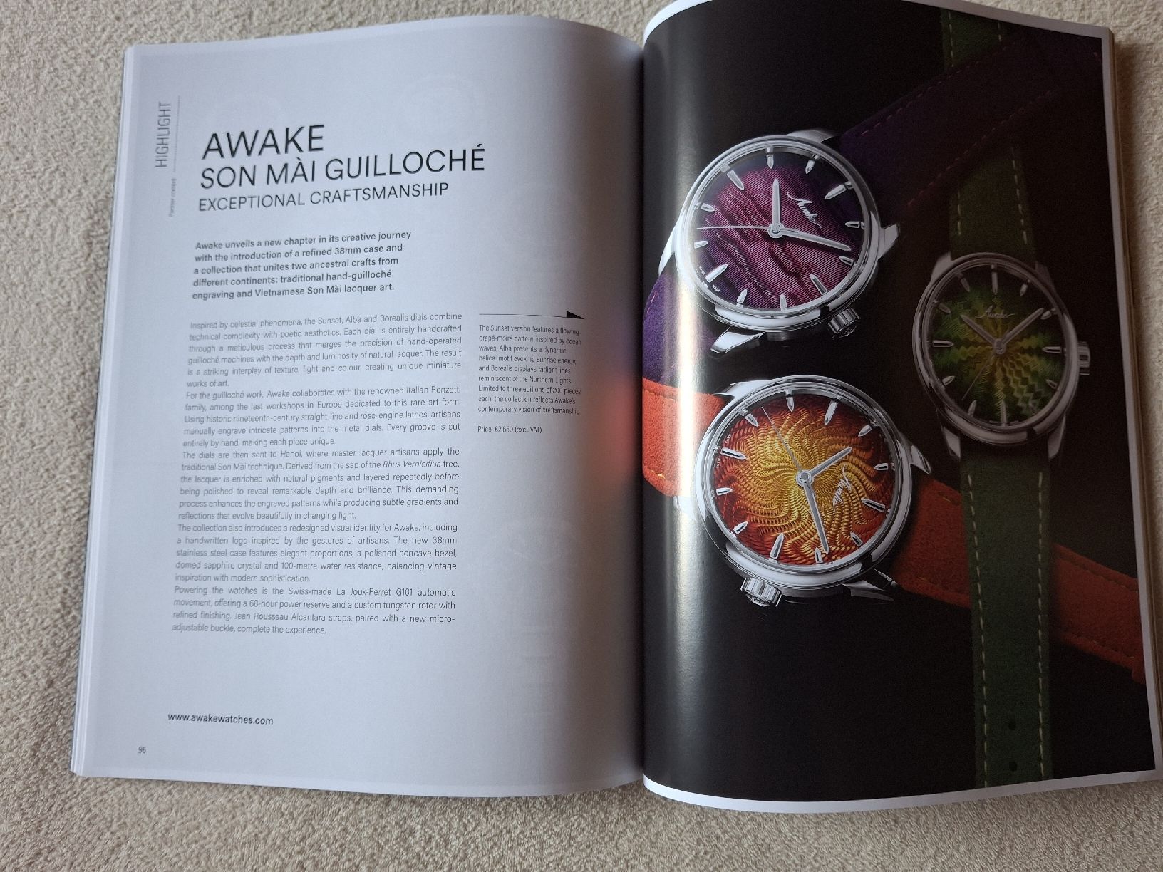 Riviste & Magazine: Magazine de luxe Audemars Piguet & Patek Philippe – Usato da Villiers venduto da san_jn5w 2