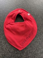 Süsses rotes Sabberlatz/Lätzli mit Name "Luusmeitli"