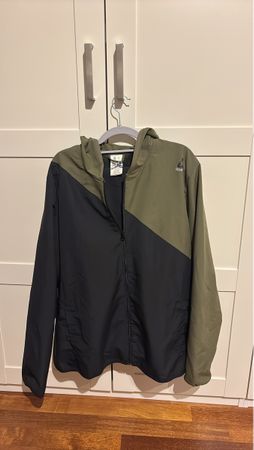 Reebok Jacke inkl. Hose Khaki Schwarz Grösse XL