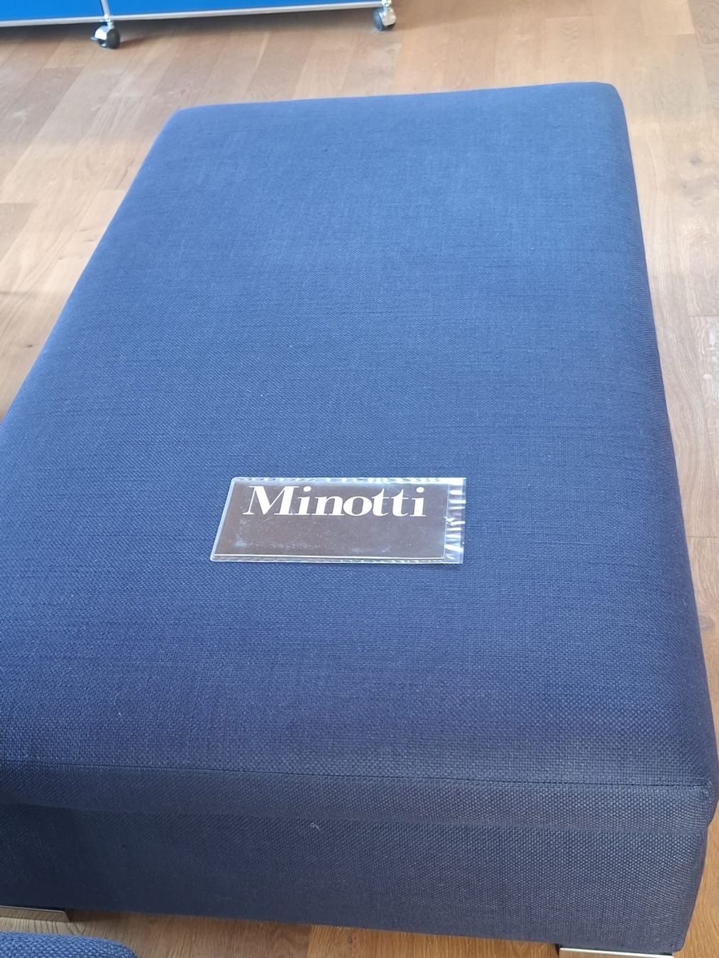 Minotti Sofas: Minotti 3-Sitzer Sofa blau + Ottomane – Gebraucht aus Meilen von Cabi77 2