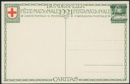 1921 - Pro Patria - Bundesfeierkarte - Entwertet