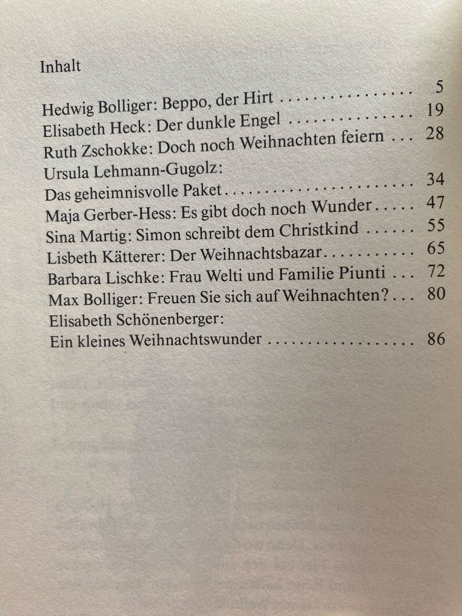 Bücher: Beppo, der Hirt - Weihnachtsgeschichten  – Gebraucht aus Schwarzenburg von Michellu 5