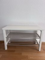 Praktisches Schuhmöbel Holz in schickem Weiss