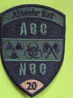 ABC NBC Abzeichen Bat 20 Stab Gold