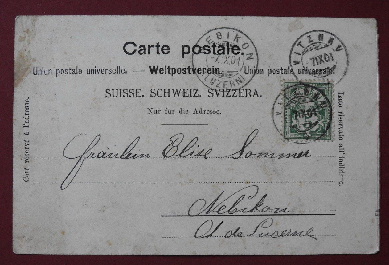 Cartoline postali: VITZNAU - Hotel Vitznauerhof 1901 – Usato da Rain venduto da 999-800-K 1