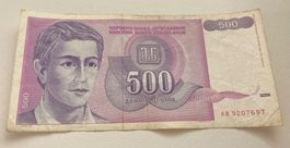Jugoslawien 500 Dinar 1992