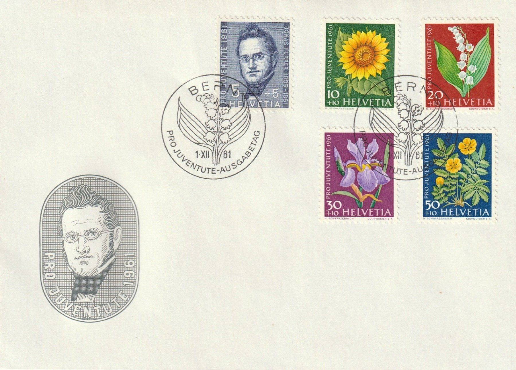Tutti i francobolli: Pro Juventute FDC 1961 – Nuovo (secondo la descrizione) da Buttisholz venduto da wbr_wdw8